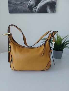 Fossil Women Hobo Shoulder Bag Slouchy Leather